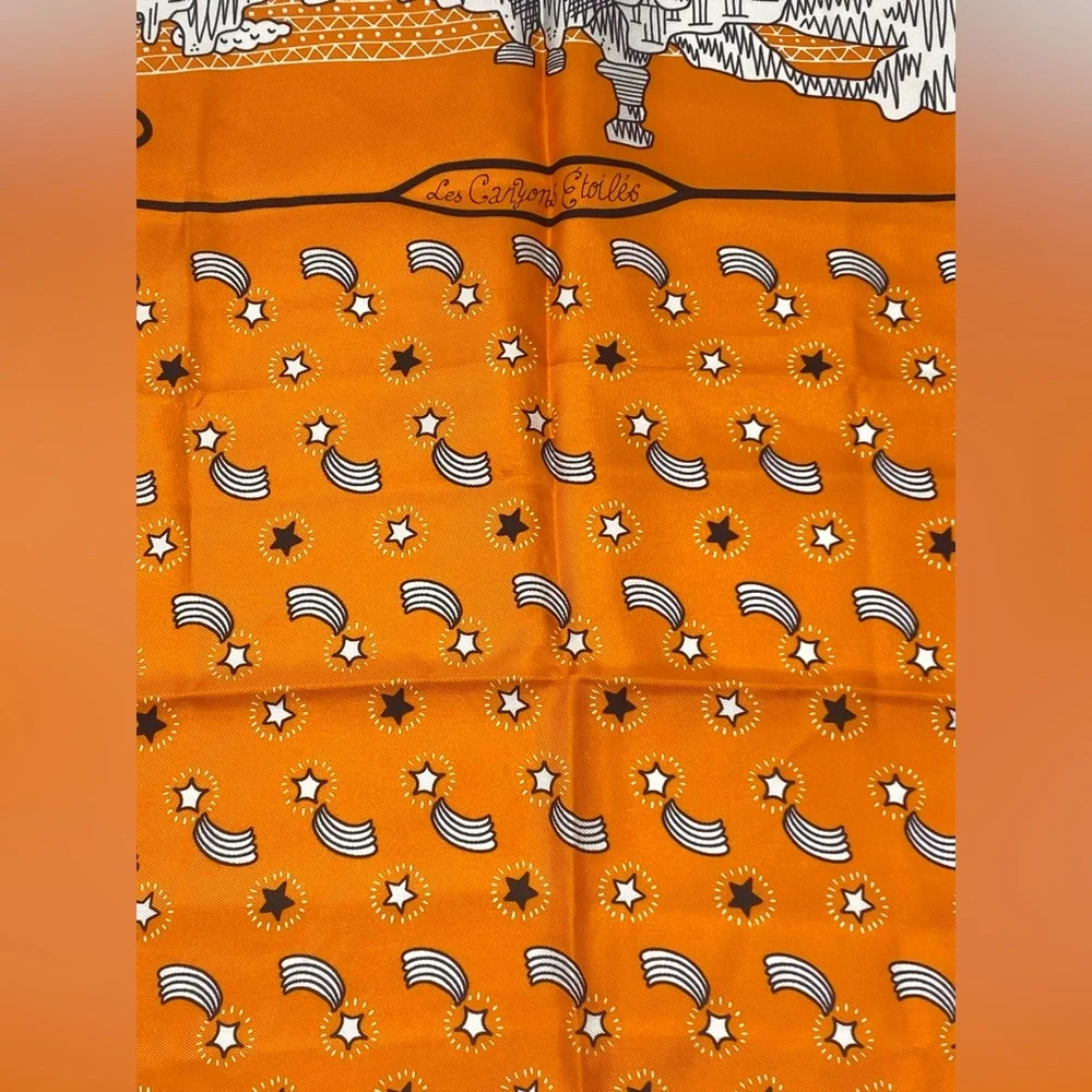 Hermes Les Canyons Etoiles Bandana 55 By Pierre Marie - Picture 15 of 16